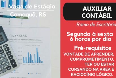 FORMATTA RH OFERTA NOVAS VAGAS DE ESTÁGIO EM CAMAQUÃ