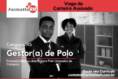 Vaga de Gestor(a) de Polo em Canguçu RS 
