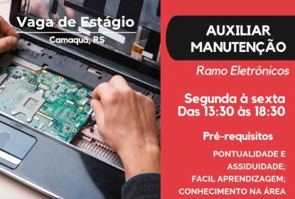 FORMATTA RH OFERTA NOVAS VAGAS DE ESTÁGIO EM CAMAQUÃ