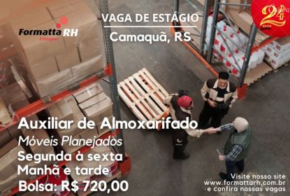 FORMATTA RH OFERTA NOVAS VAGAS DE ESTÁGIO EM CAMAQUÃ