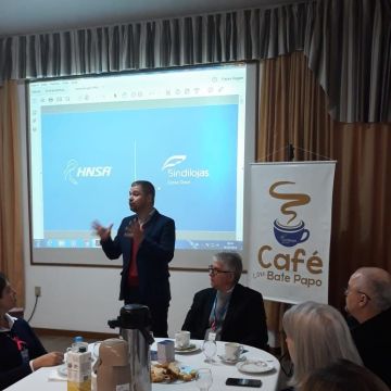 Café com Bate Papo - Sindilojas e Hospital Nossa Senhora Aparecida assinam convênio