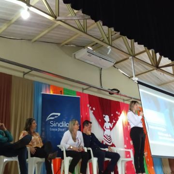 Sindilojas visita os funcionários públicos de Arambaré