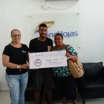 Entrega oficial para os ganhadores do Natal Parceiro 2019