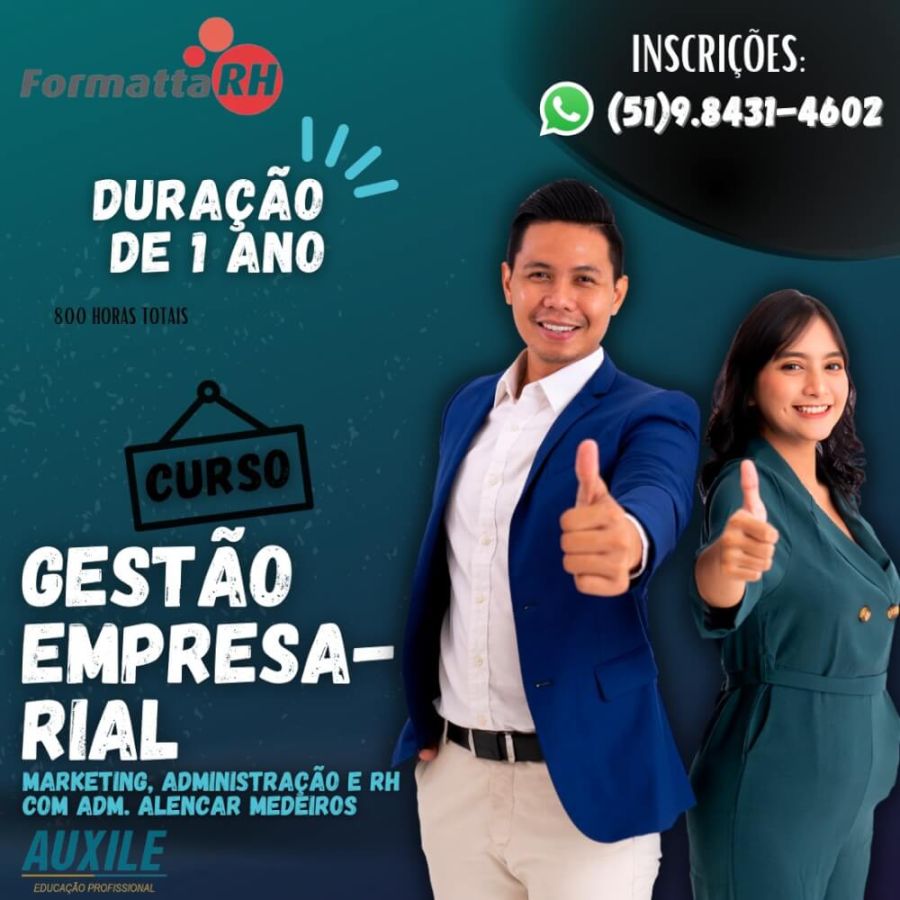 GESTÃO EMPRESARIAL - ADMINISTRAÇÃO, RECURSOS HUMANOS, COMERCIAL