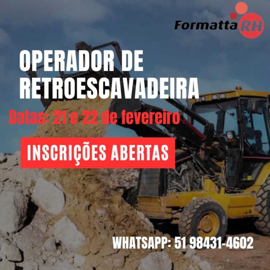 OPERADOR DE RETROESCAVADEIRA 